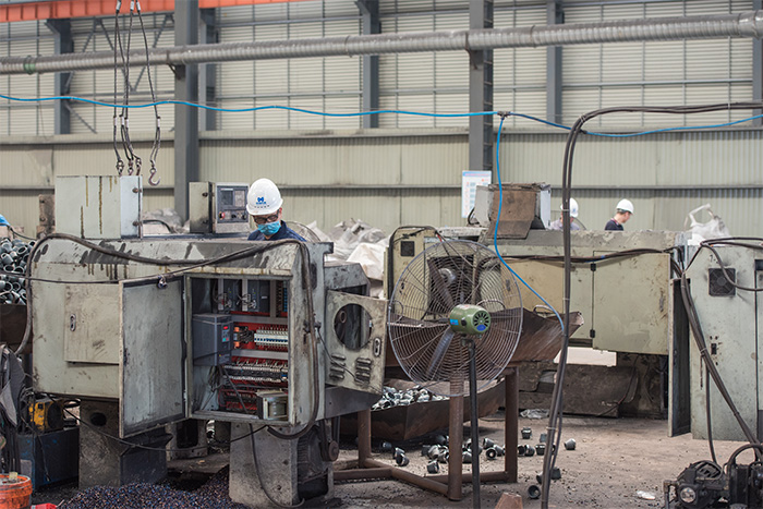 大连网架配件-锥头加工车间